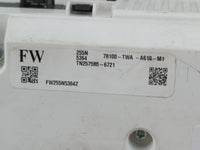2021-2022 Honda Accord Instrument Cluster Speedometer Gauges P/N:78100-TWA-A610-M1 Fits Fits 2021 2022 OEM Used Auto Parts -