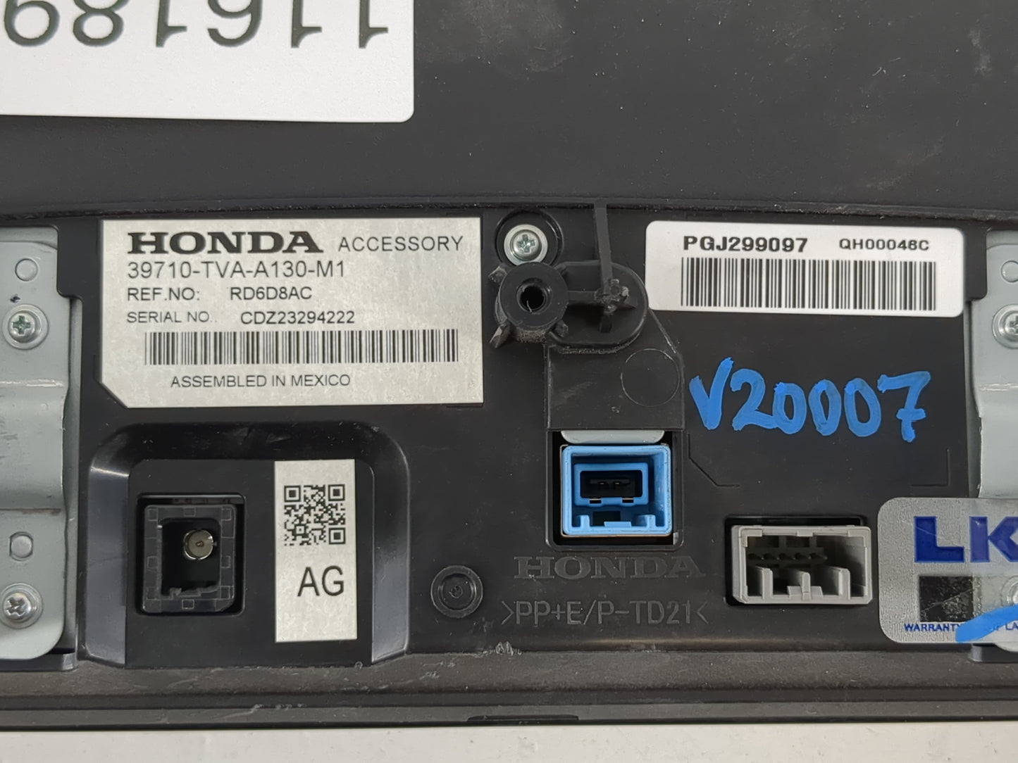 2018-2022 Honda Accord Information Display Screen - Oemusedautoparts1.com