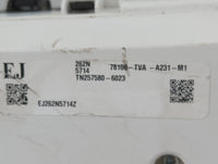 2021-2022 Honda Accord Instrument Cluster Speedometer Gauges P/N:78100-TVA-A231-M1 Fits Fits 2021 2022 OEM Used Auto Parts -