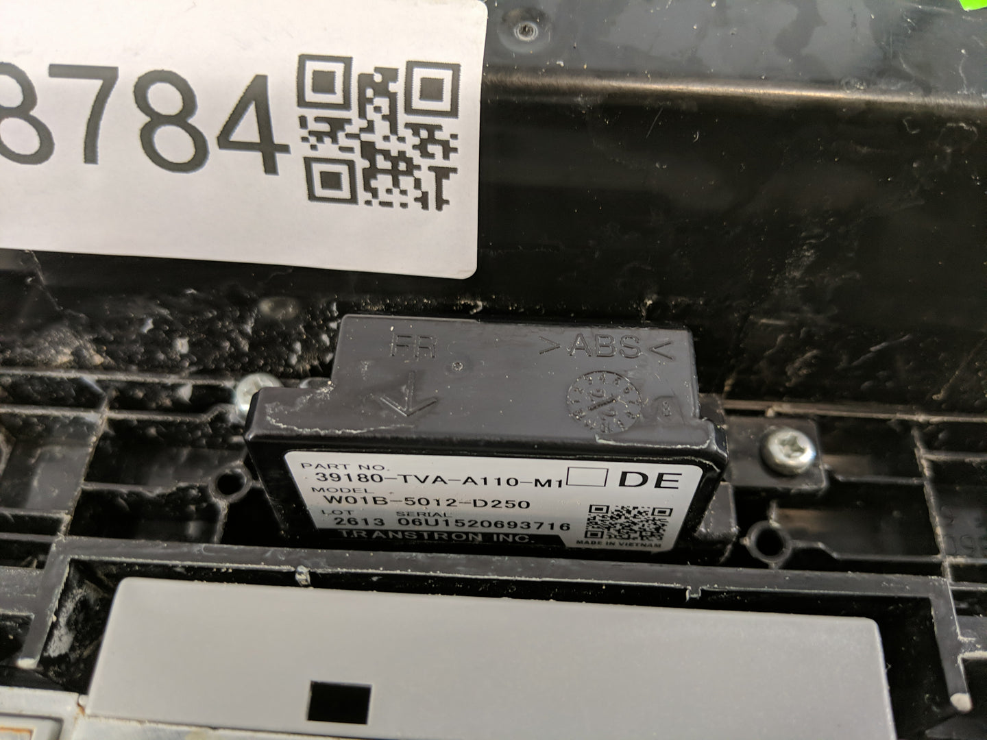 2022 Honda Accord Overhead Roof Console - Oemusedautoparts1.com