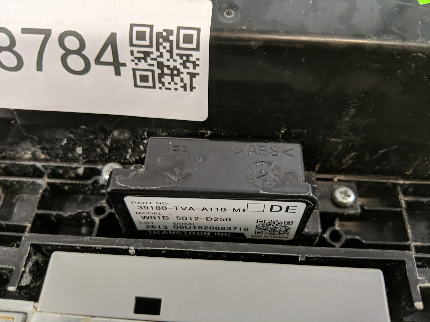 2022 Honda Accord Overhead Roof Console - Oemusedautoparts1.com