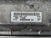 2021-2022 Honda Accord PCM Engine Control Computer ECU ECM PCU OEM P/N:37820-6C2-A71 Fits Fits 2021 2022 OEM Used Auto Parts
