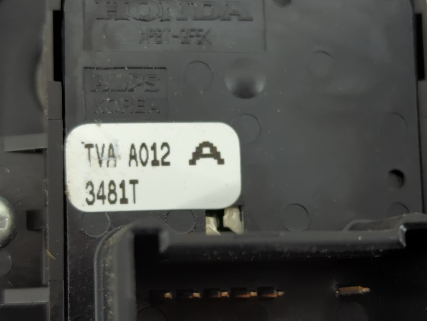 2018-2022 Honda Accord Master Power Window Switch Replacement Driver Side Left Fits Fits 2018 2019 2020 2021 2022 OEM Used A
