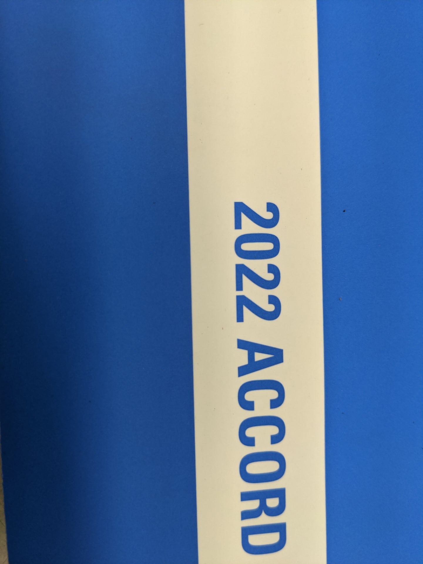2022 Honda Accord Owners Manual Book Guide P/N:00X31-TVA-6400 OEM Used Auto Parts - Oemusedautoparts1.com