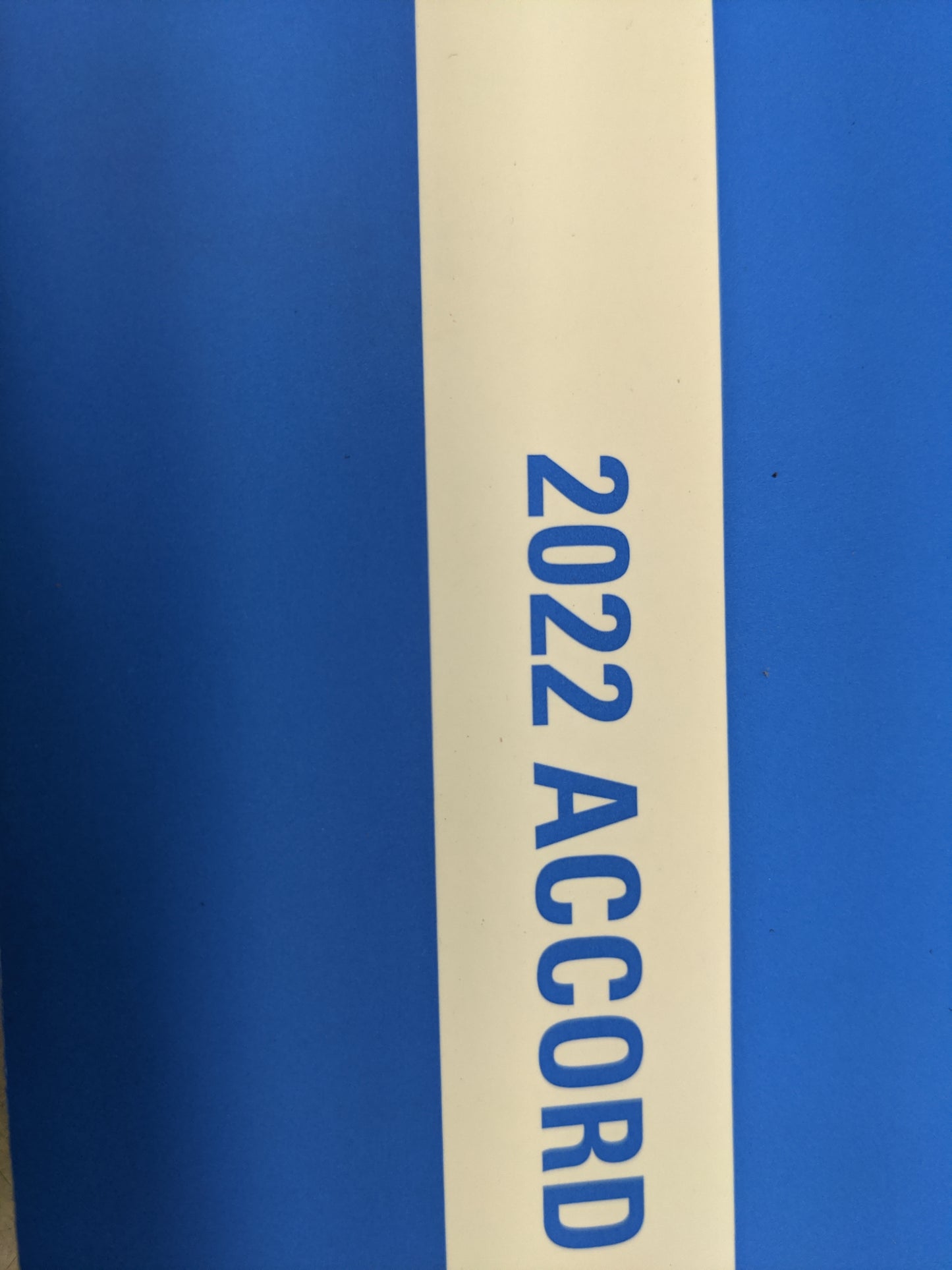 2022 Honda Accord Owners Manual Book Guide P/N:00X31-TVA-6400 OEM Used Auto Parts - Oemusedautoparts1.com