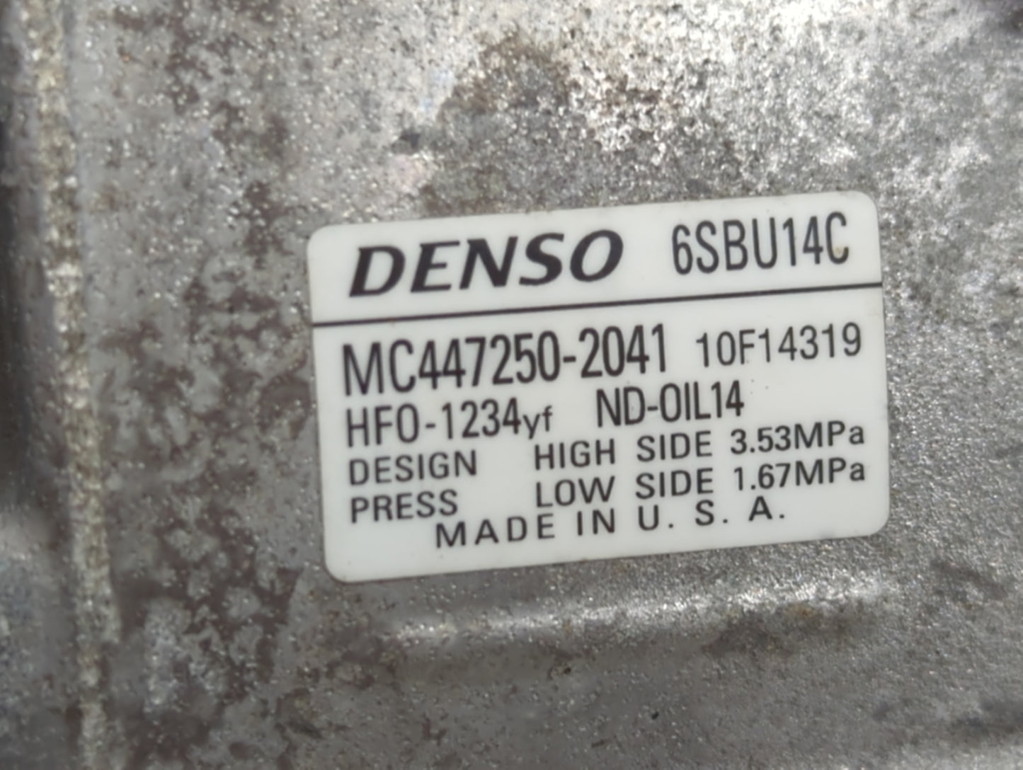 2018-2022 Honda Accord Air Conditioning A/c Ac Compressor Oem 1398595 - Oemusedautoparts1.com