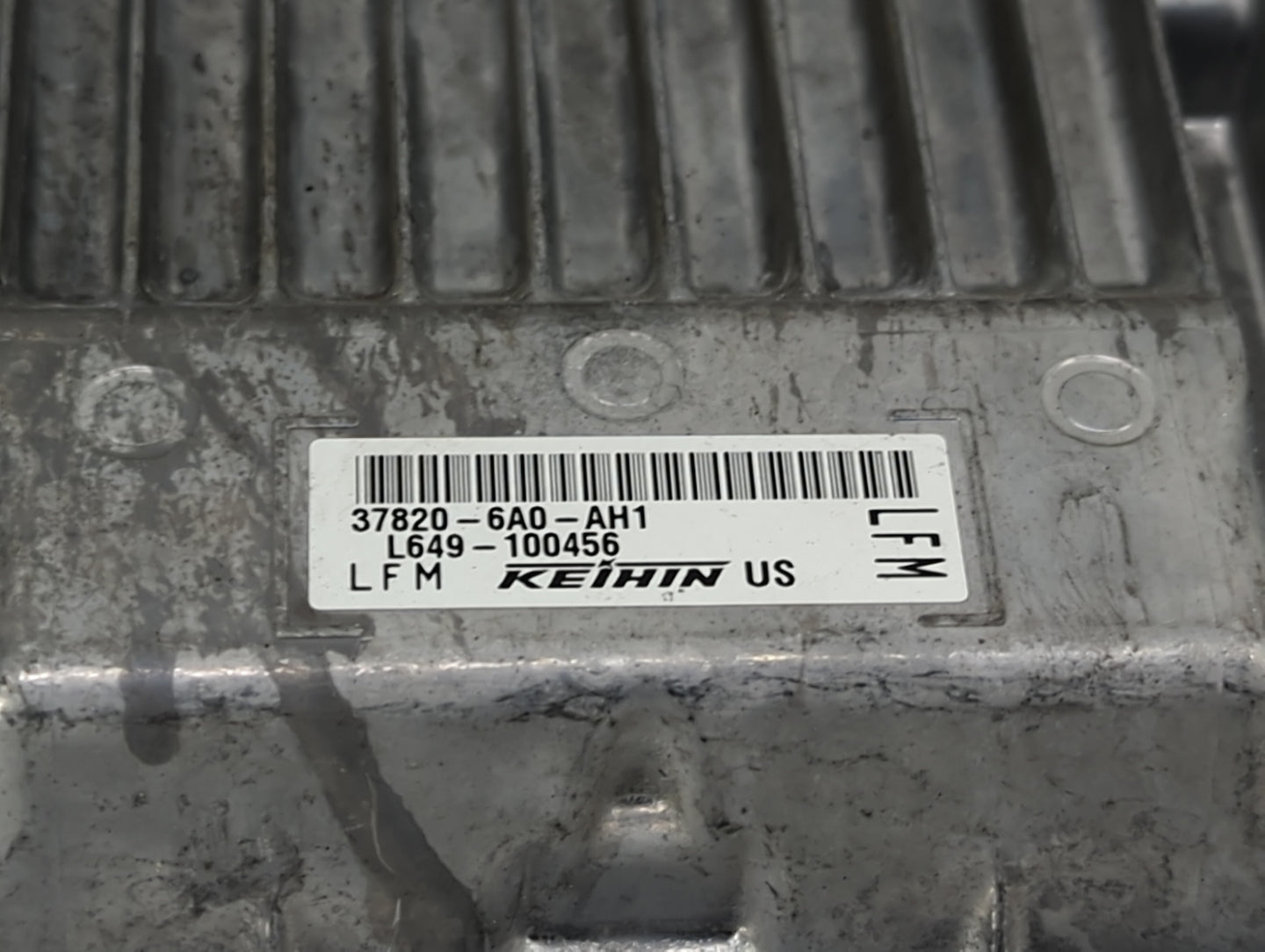 2022 Honda Accord PCM Engine Control Computer ECU ECM PCU OEM P/N:37820-6A0-AH1 L649-100456 Fits OEM Used Auto Parts - Oemus