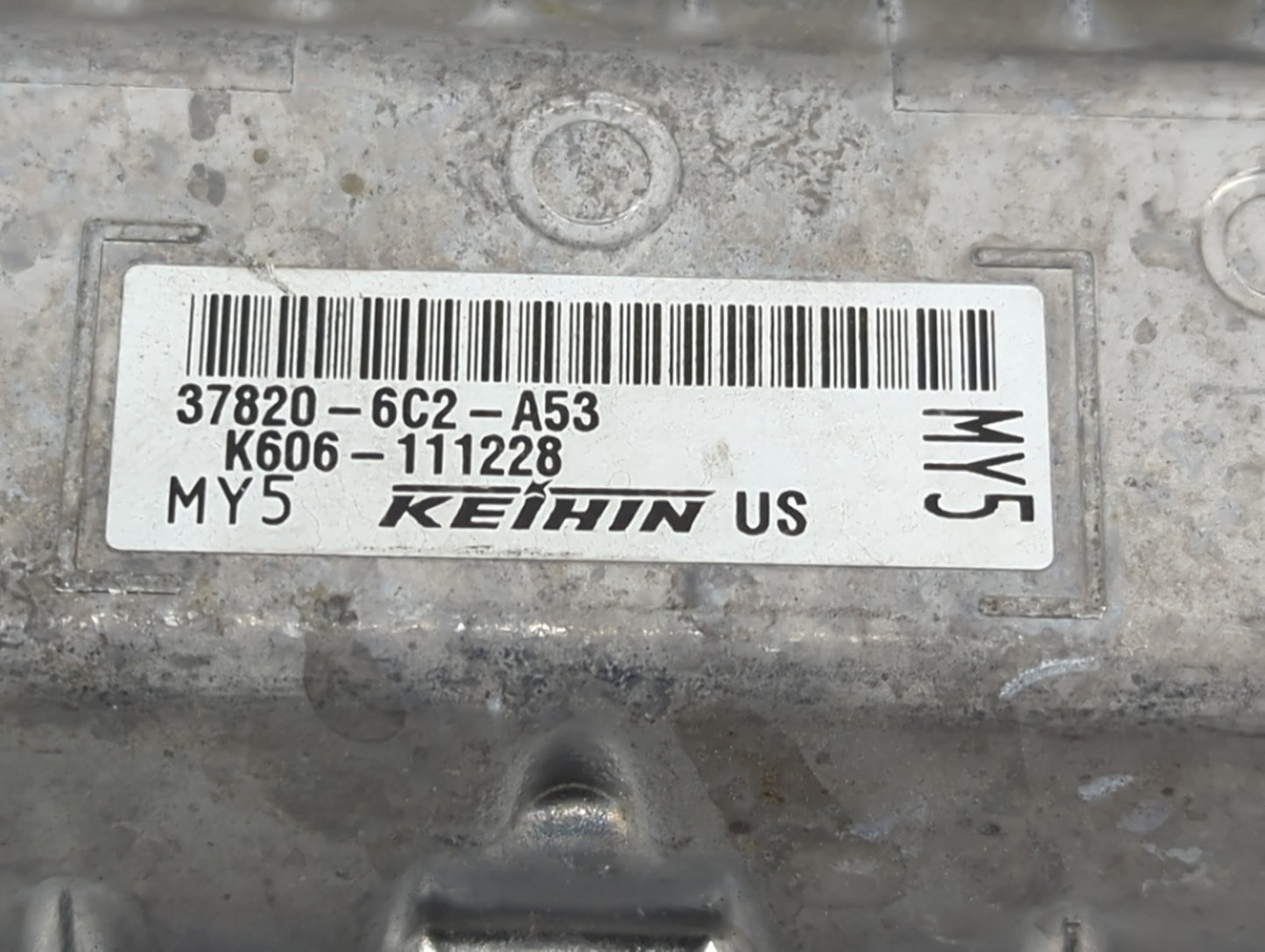 2021-2022 Honda Accord PCM Engine Control Computer ECU ECM PCU OEM P/N:37820-6C2-A53 K606-111228 Fits Fits 2021 2022 OEM Use