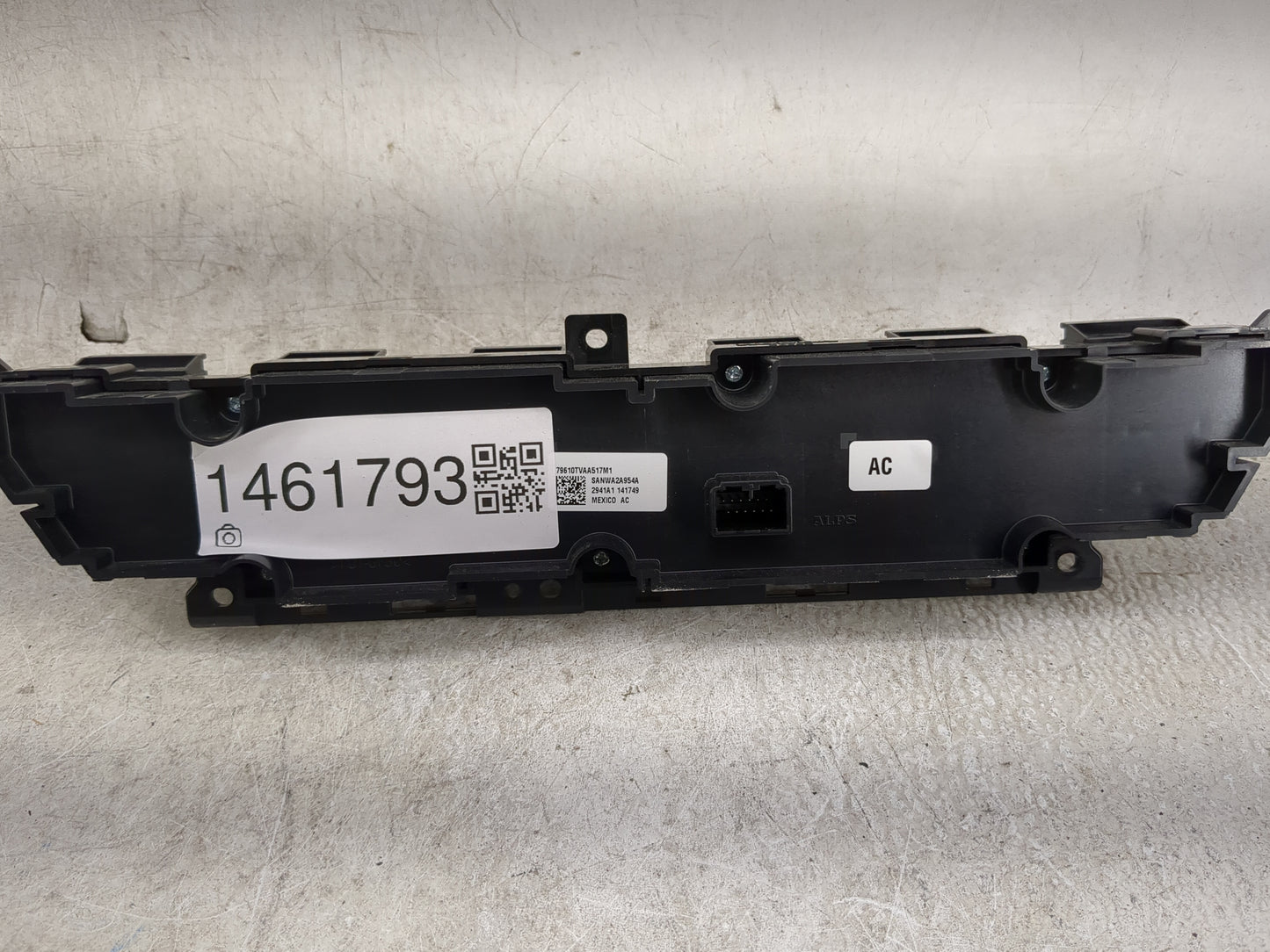 2022 Honda Accord Climate Control Module Temperature AC/Heater Replacement P/N:79610TVAA517M1 SANWA2A954A Fits OEM Used Auto