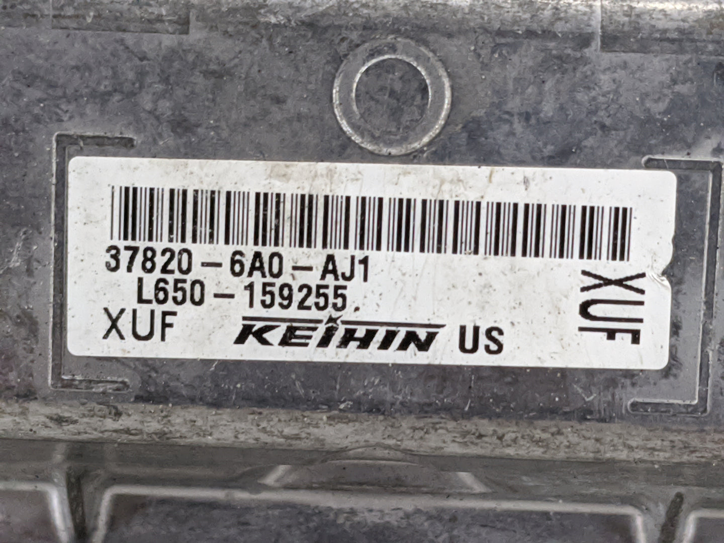 2022 Honda Accord PCM Engine Control Computer ECU ECM PCU OEM P/N:37820-6A0-AJ1 L650-159255 Fits OEM Used Auto Parts - Oemus