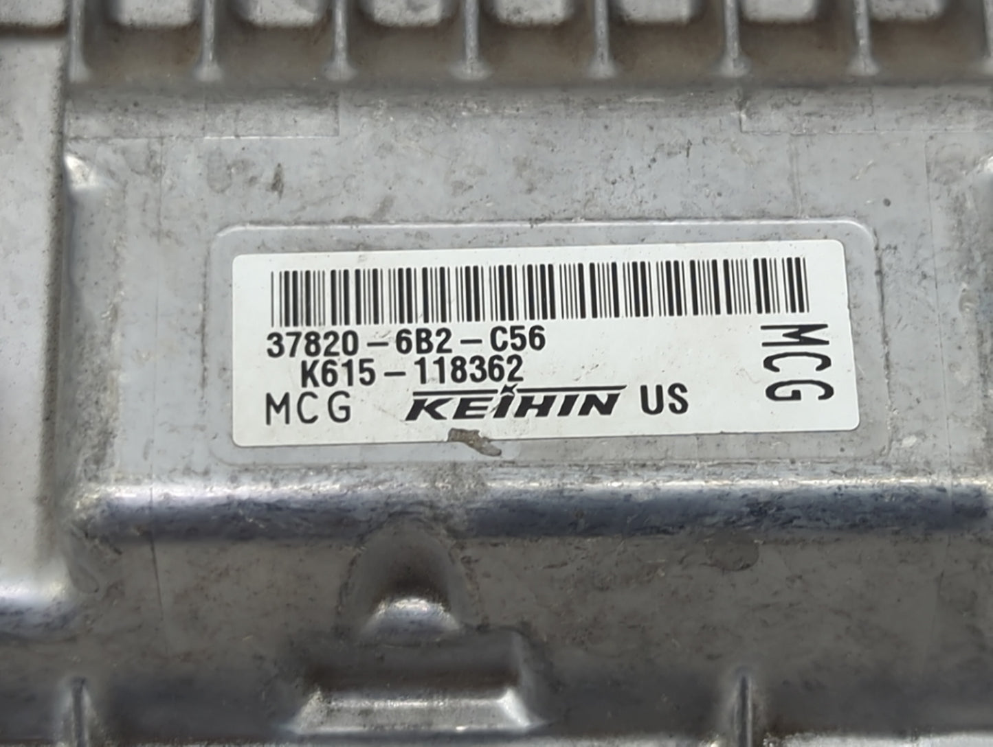 2021-2022 Honda Accord PCM Engine Control Computer ECU ECM PCU OEM P/N:37820-6B2-C56 K615-118362 Fits Fits 2021 2022 OEM Use