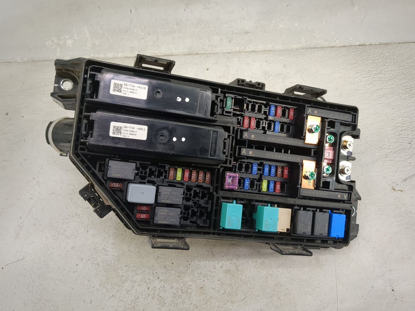 2021-2022 Honda Accord Fusebox Fuse Box Panel Relay Module P/N:50-TVA-A110 7470-5432.E, 30-TVA-A011 Fits Fits 2021 2022 OEM 