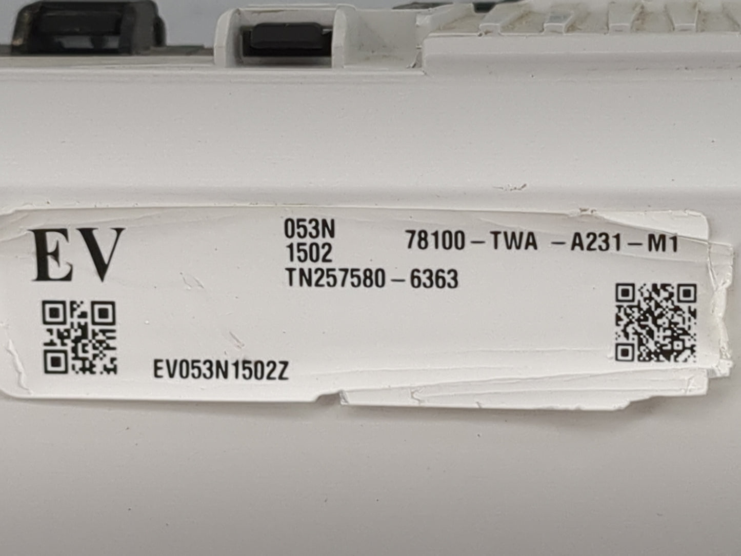 2021-2022 Honda Accord Instrument Cluster Speedometer Gauges P/N:78100-TWA-A231-M1 TN257580-6363 Miles: Fits Fits 2021 2022 