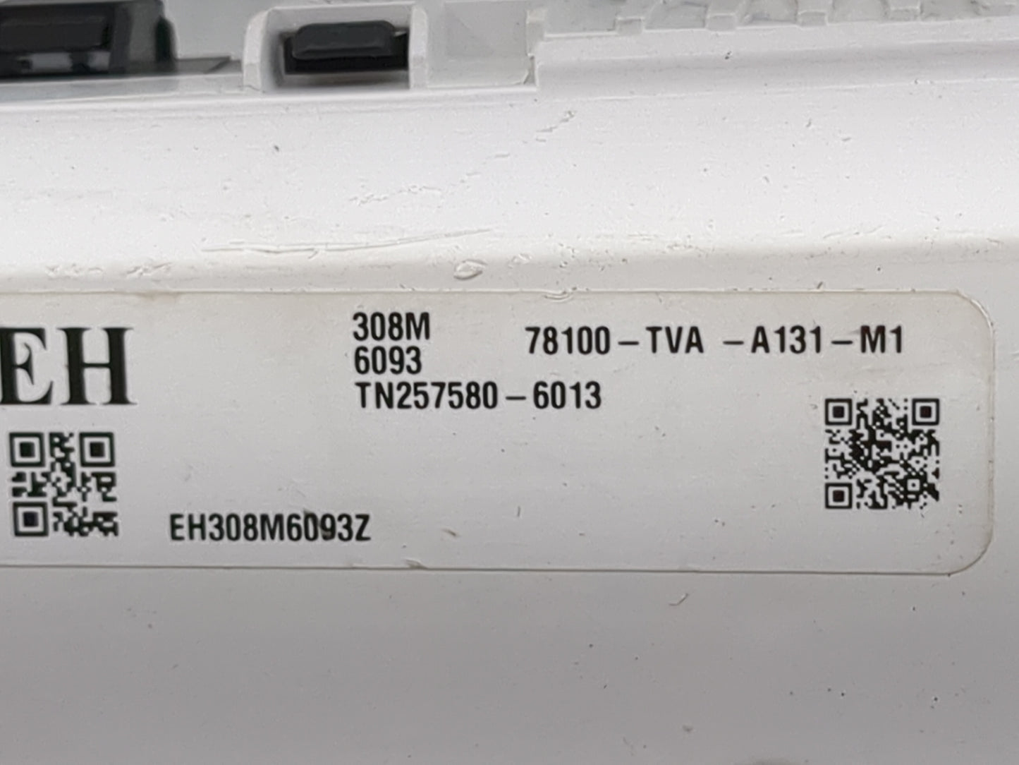 2021-2022 Honda Accord Instrument Cluster Speedometer Gauges P/N:78100-TVA-A131-M1 TN257580-6013 Miles: Fits Fits 2021 2022 