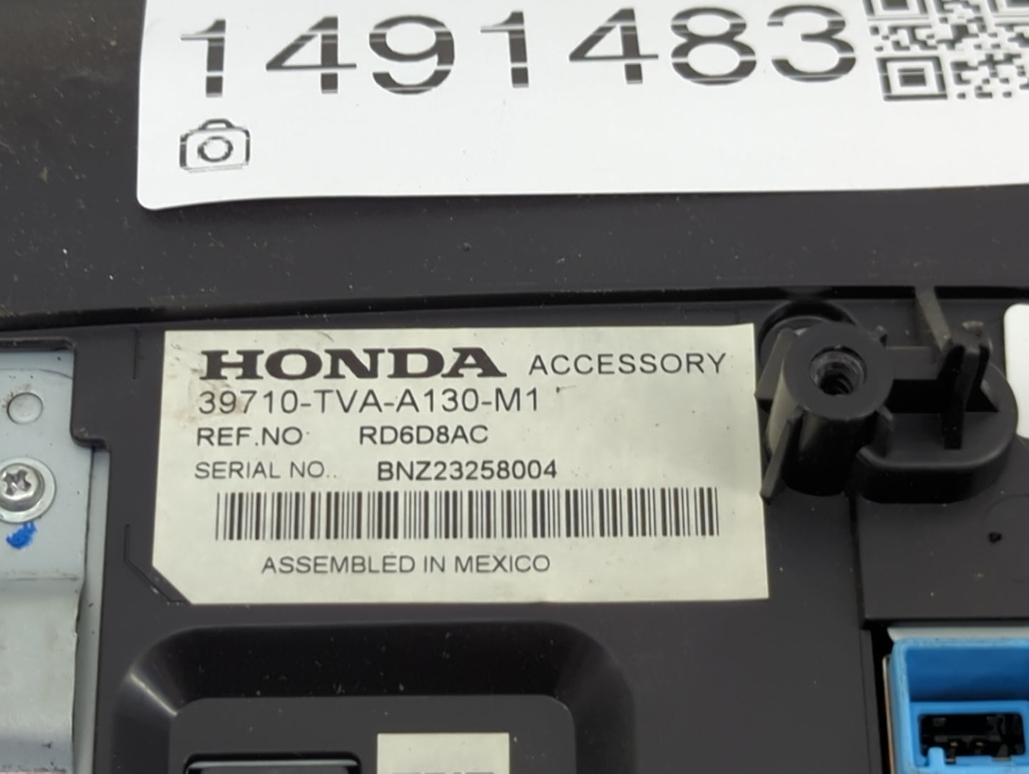 2018-2022 Honda Accord Information Display Screen 1491483 - Oemusedautoparts1.com