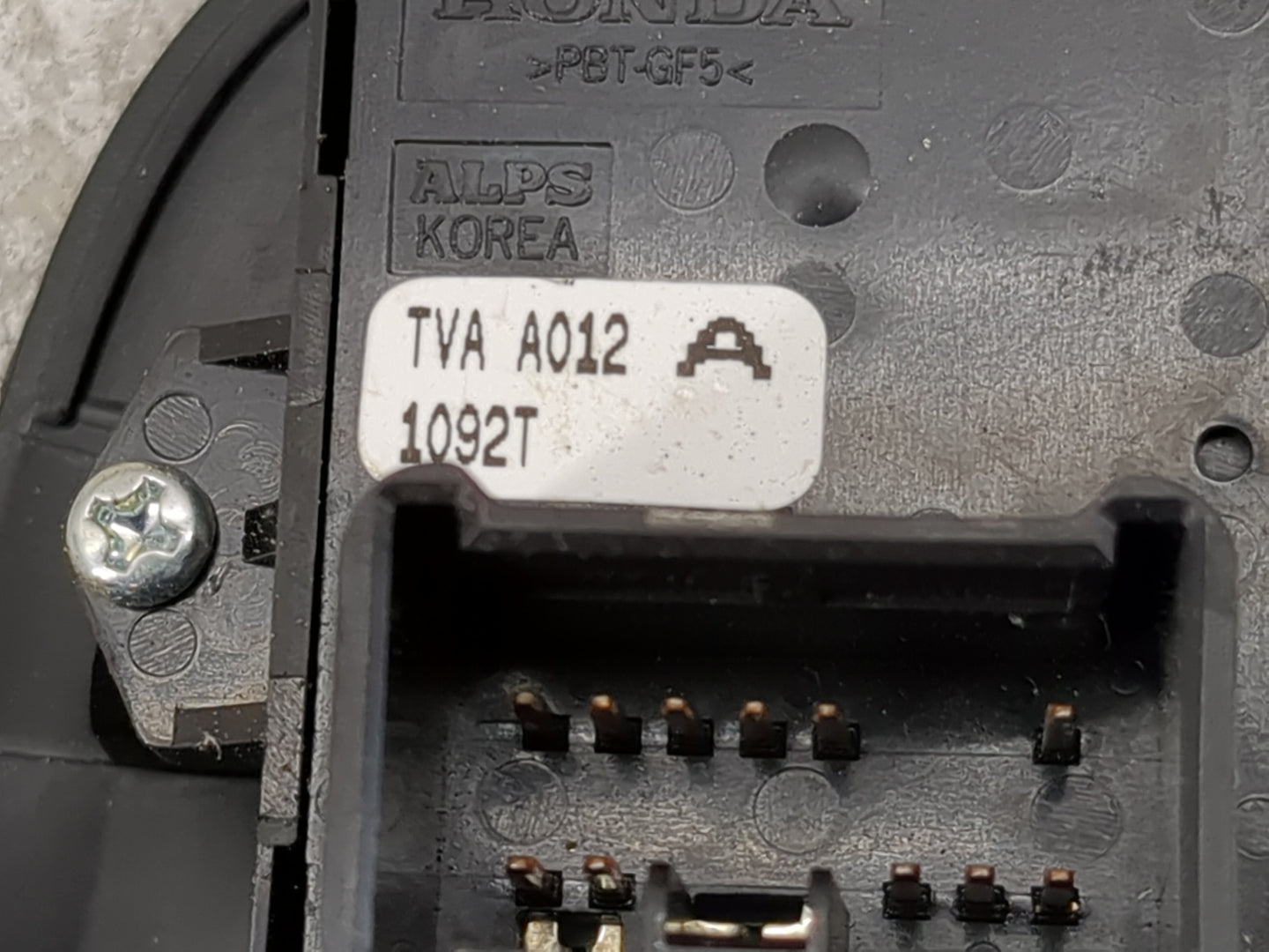 2018-2022 Honda Accord Master Power Window Switch Replacement Driver Side Left P/N:TVA A012 Fits Fits 2018 2019 2020 2021 20