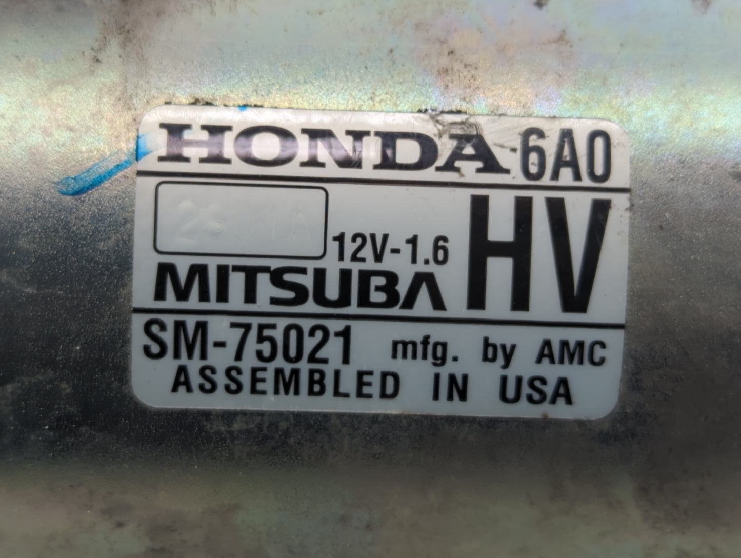 2021-2022 Honda Accord Car Starter Motor Solenoid OEM P/N:SM-75021 Fits Fits 2021 2022 OEM Used Auto Parts - Oemusedautopart