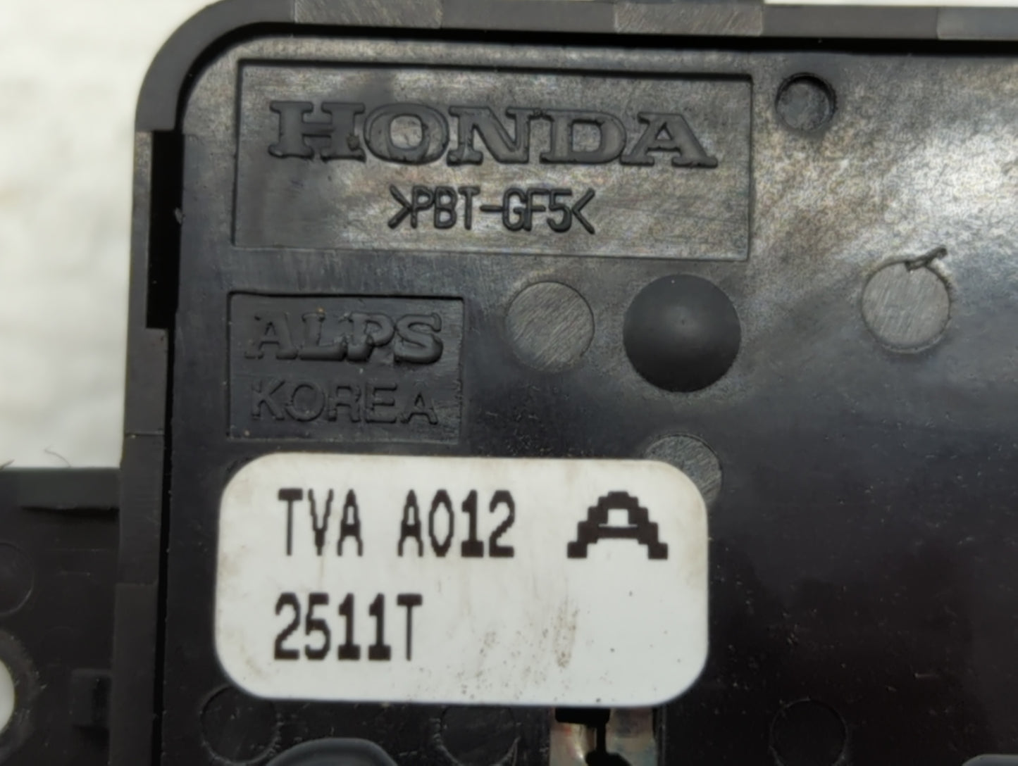 2018-2022 Honda Accord Master Power Window Switch Replacement Driver Side Left P/N:TVA A012 Fits Fits 2018 2019 2020 2021 20