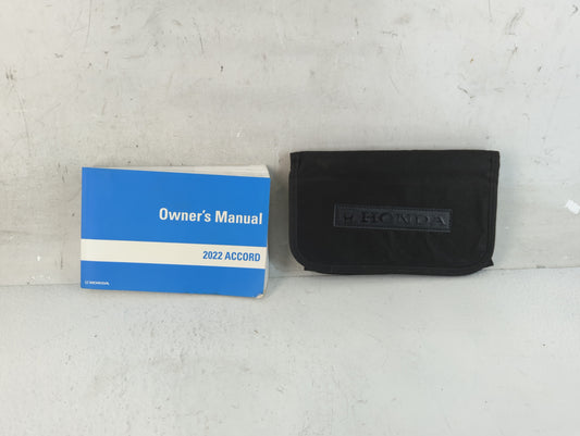 2022 Honda Accord Owners Manual Book Guide P/N:00X31-TVA-6400 OEM Used Auto Parts - Oemusedautoparts1.com