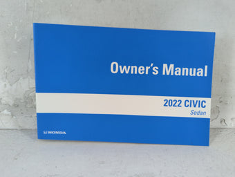 compare product 2022 Honda Civic Owners Manual Book Guide P/N:00X31-T20-6000 31T20600 OEM Used Auto Parts