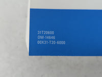 2022 Honda Civic Owners Manual Book Guide P/N:00X31-T20-6000 31T20600 OEM Used Auto Parts - Oemusedautoparts1.com