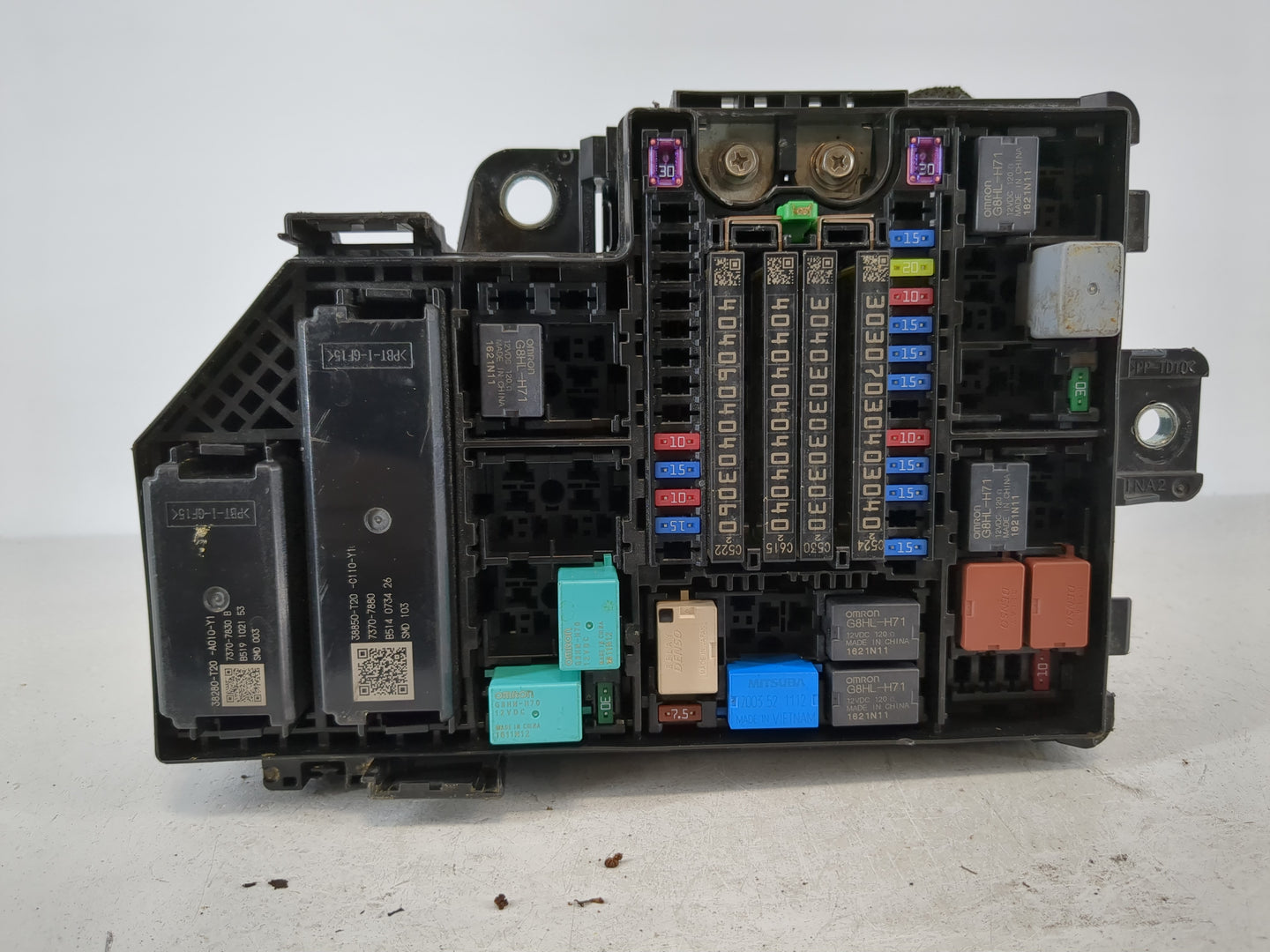 2022 Honda Civic Fusebox Fuse Box Panel Relay Module P/N:38280-T20-A010-Y1 Fits OEM Used Auto Parts - Oemusedautoparts1.com