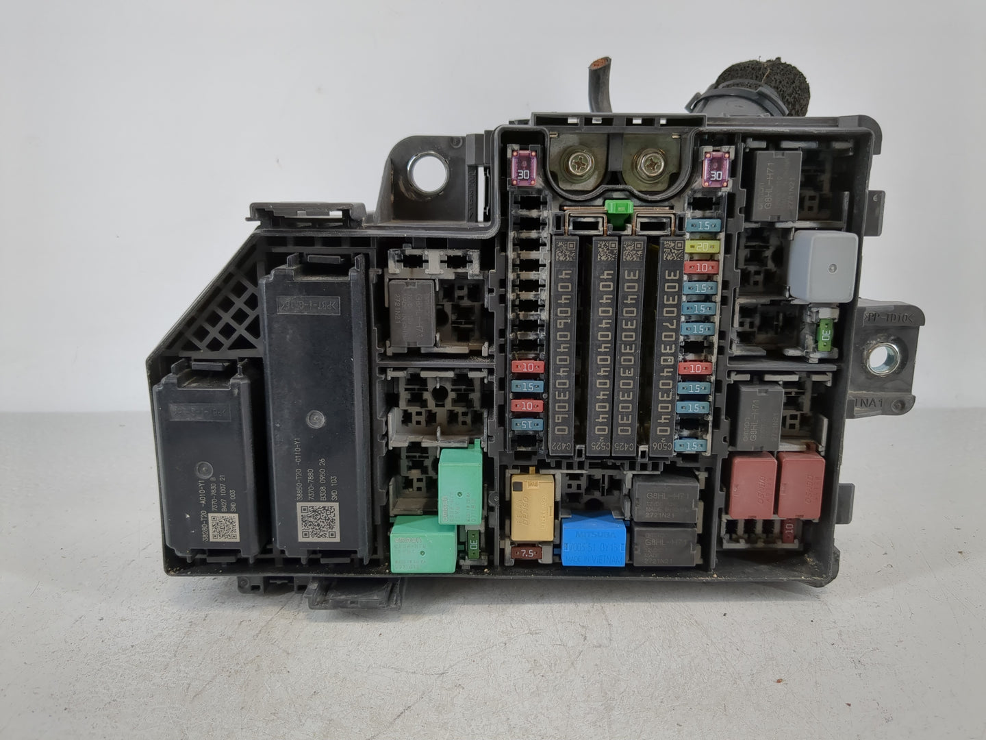 2022 Honda Civic Fusebox Fuse Box Panel Relay Module P/N:38850-T20-C110-Y1 Fits OEM Used Auto Parts - Oemusedautoparts1.com