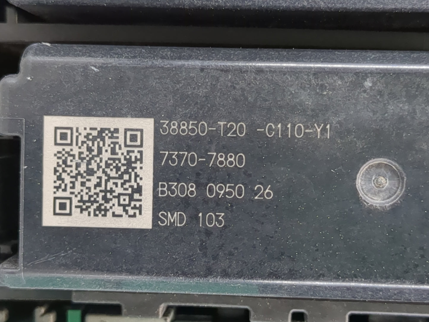 2022 Honda Civic Fusebox Fuse Box Panel Relay Module P/N:38850-T20-C110-Y1 Fits OEM Used Auto Parts - Oemusedautoparts1.com