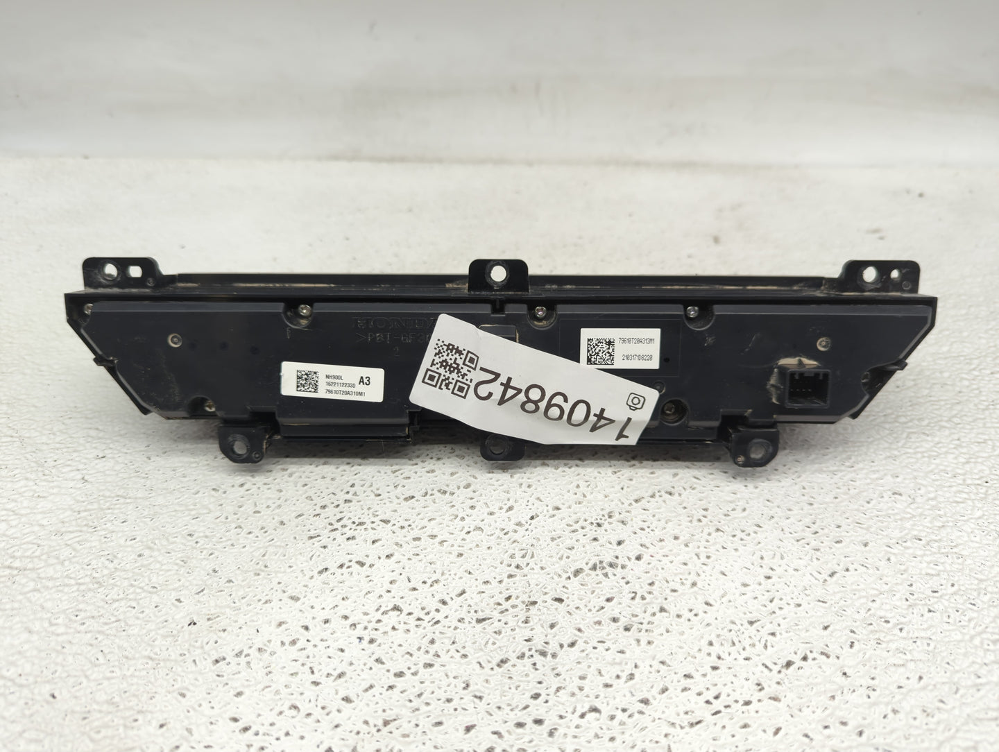 2022 Honda Civic Climate Control Module Temperature AC/Heater Replacement P/N:79610T20A313M1 Fits OEM Used Auto Parts - Oemu