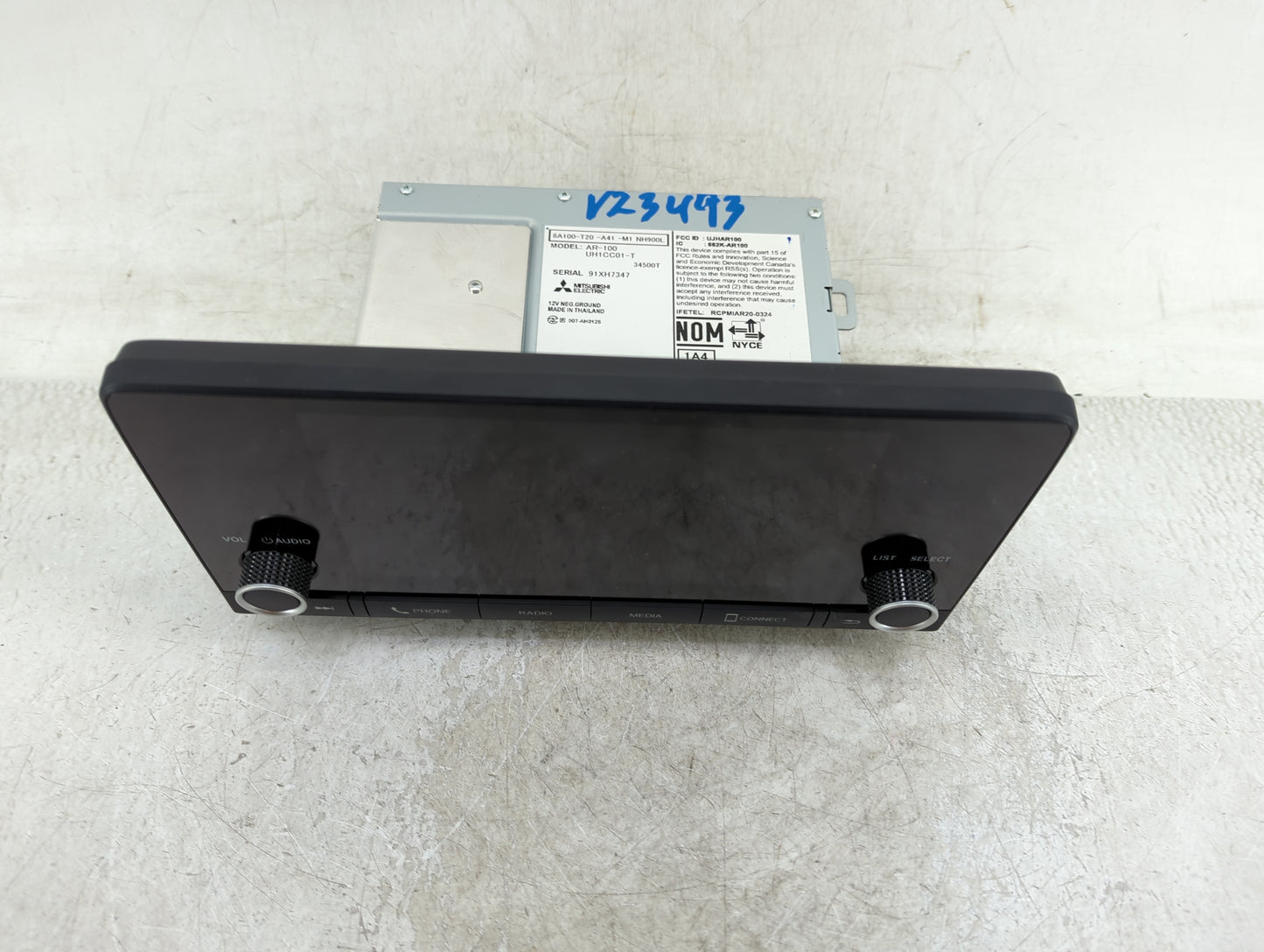 2022 Honda Civic Radio AM FM Cd Player Receiver Replacement P/N:8A100-T20-A41-M1 Fits OEM Used Auto Parts - Oemusedautoparts
