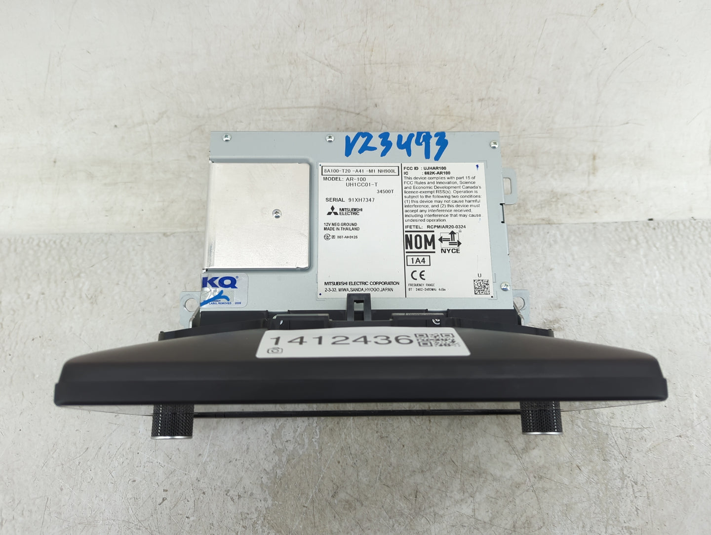 2022 Honda Civic Radio AM FM Cd Player Receiver Replacement P/N:8A100-T20-A41-M1 Fits OEM Used Auto Parts - Oemusedautoparts