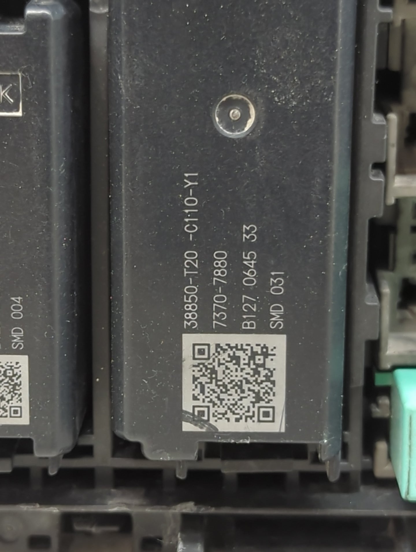 2022 Honda Civic Fusebox Fuse Box Panel Relay Module P/N:38850-T20-C110-Y1 Fits OEM Used Auto Parts - Oemusedautoparts1.com
