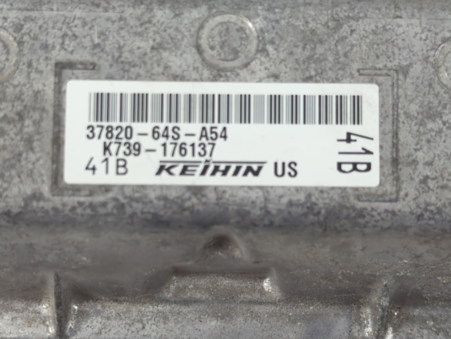 2022 Honda Civic PCM Engine Control Computer ECU ECM PCU OEM P/N:37820-64S-A54 K739-176137 Fits OEM Used Auto Parts - Oemuse