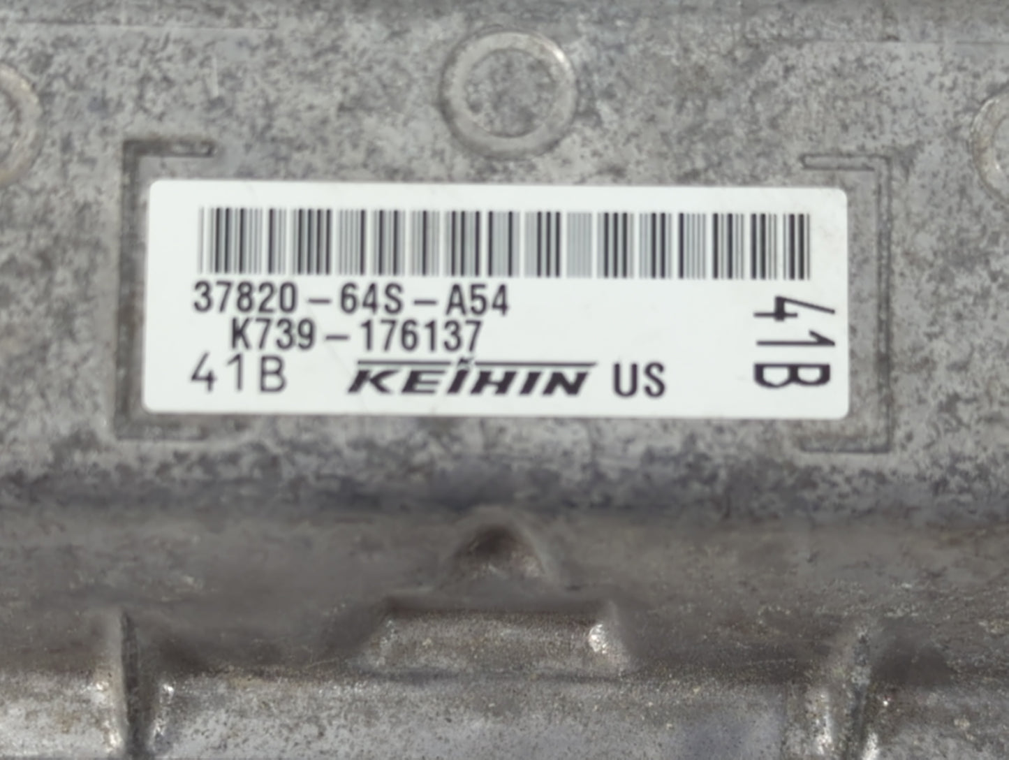 2022 Honda Civic PCM Engine Control Computer ECU ECM PCU OEM P/N:37820-64S-A54 K739-176137 Fits OEM Used Auto Parts - Oemuse