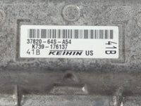 2022 Honda Civic PCM Engine Control Computer ECU ECM PCU OEM P/N:37820-64S-A54 K739-176137 Fits OEM Used Auto Parts - Oemuse
