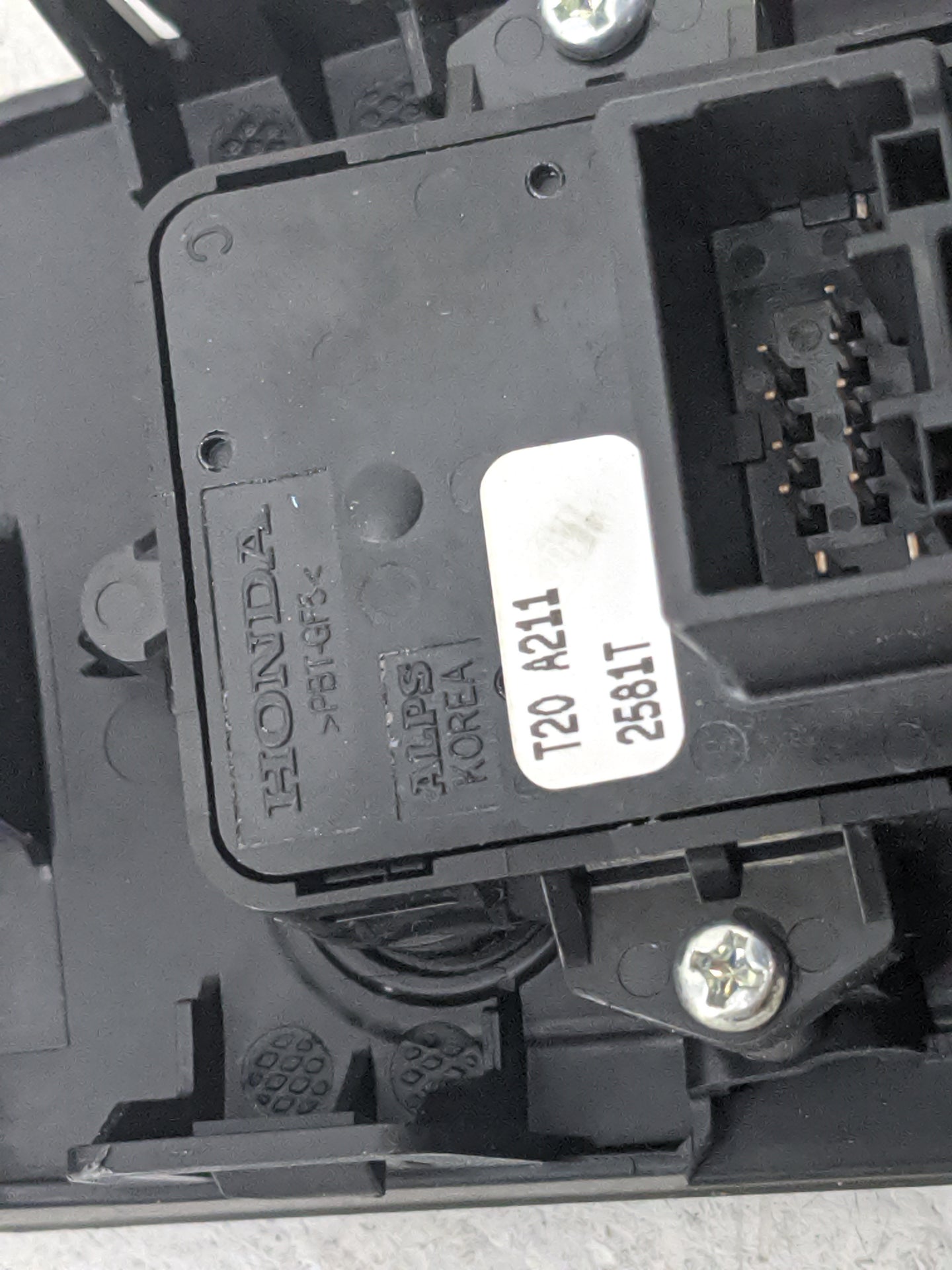 2022 Honda Civic Master Power Window Switch Replacement Driver Side Left P/N:T20A211 Fits OEM Used Auto Parts - Oemusedautop