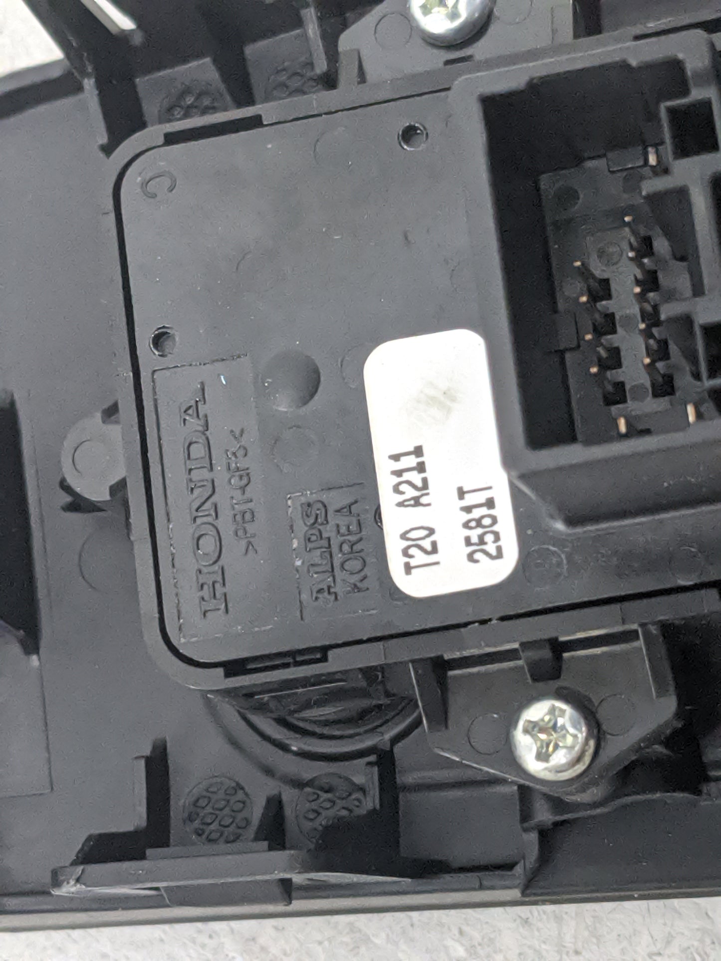 2022 Honda Civic Master Power Window Switch Replacement Driver Side Left P/N:T20A211 Fits OEM Used Auto Parts - Oemusedautop