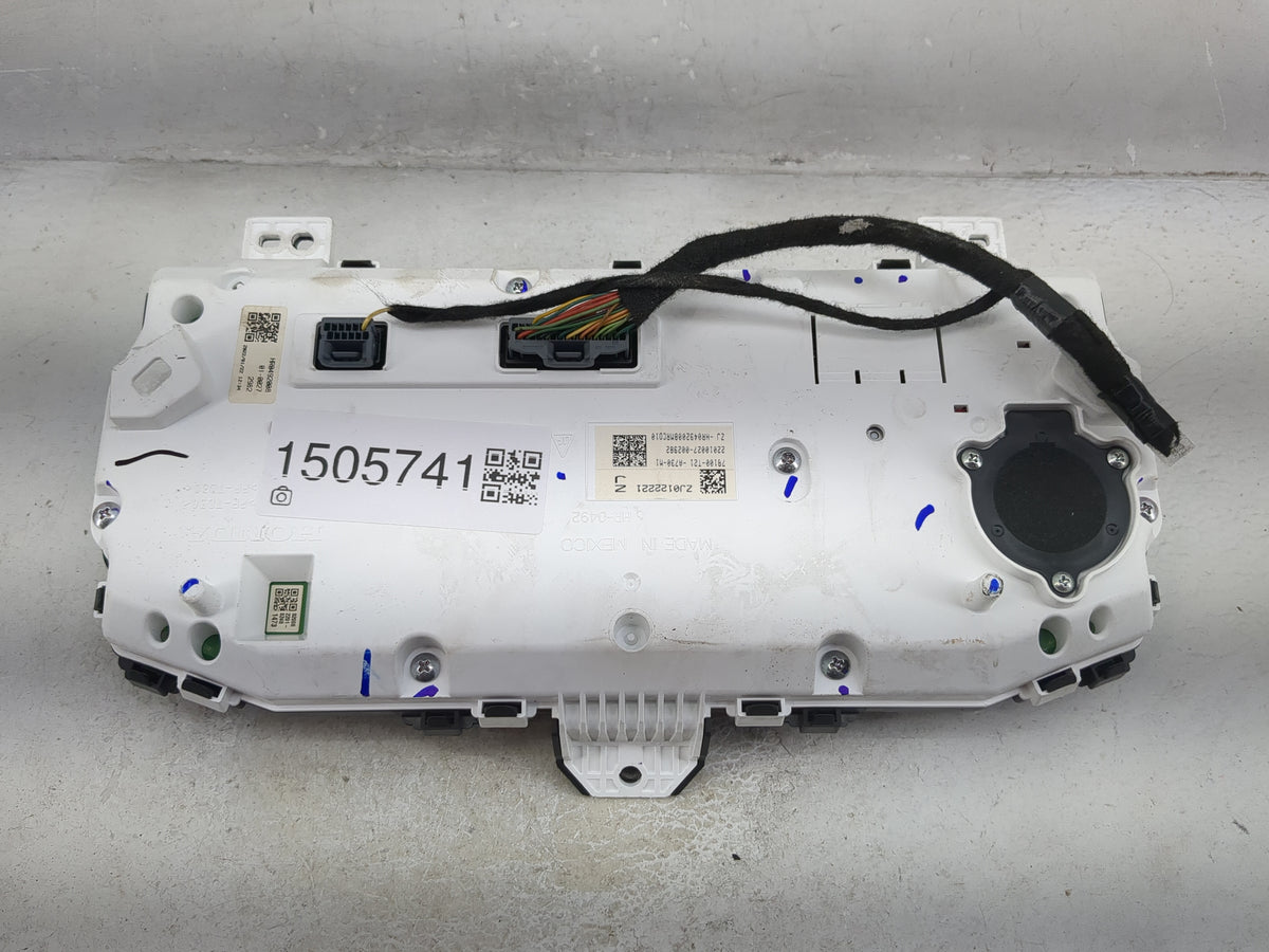 2022 Honda Civic Instrument Cluster Speedometer Gauges P/N:78100-T21-A730-M1 Miles: Fits OEM Used Auto Parts - Oemusedautopa