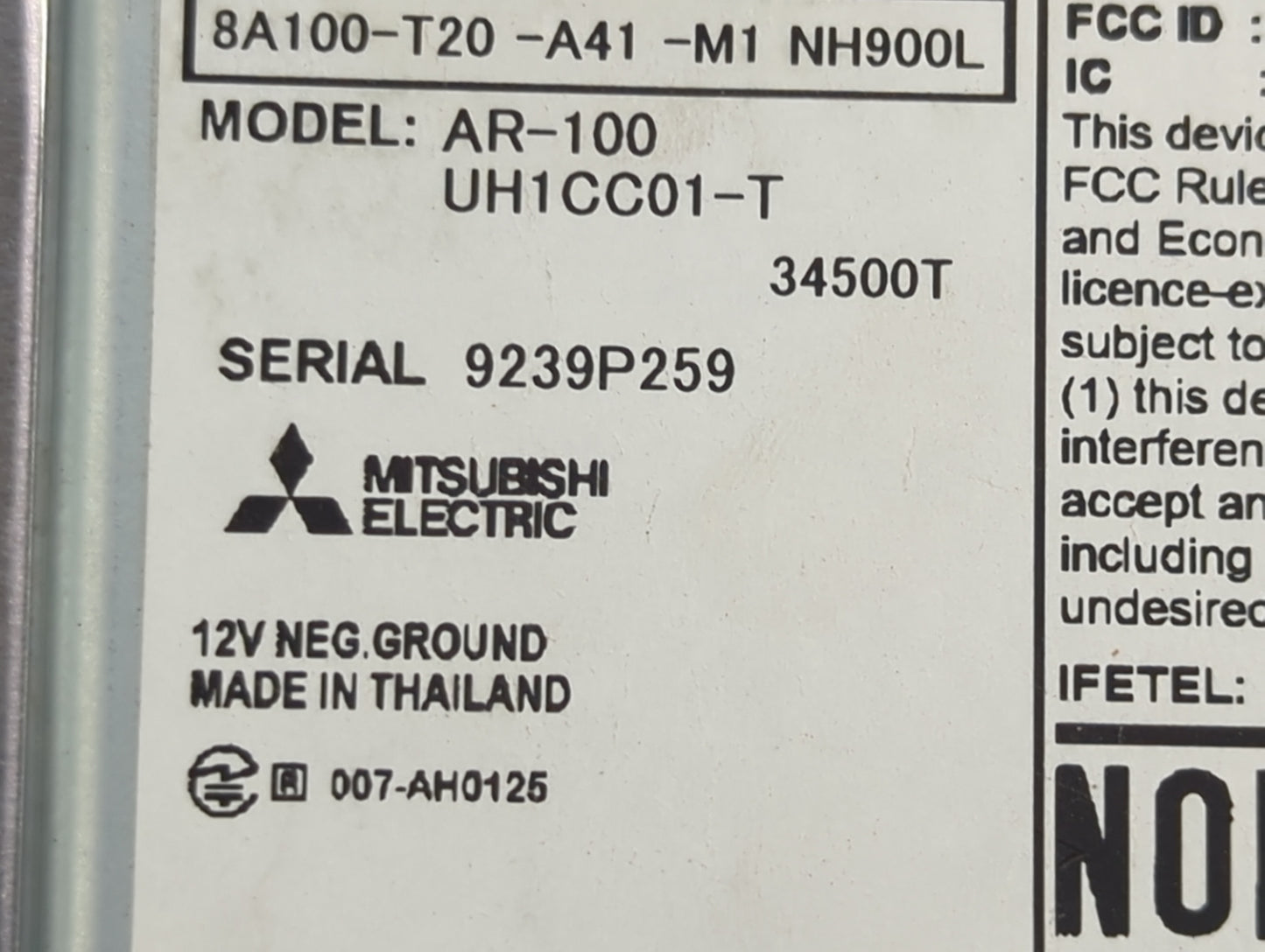 2022 Honda Civic Information Display Screen 5031524 - Oemusedautoparts1.com