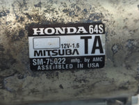 2022 Honda Civic Car Starter Motor Solenoid OEM P/N:SM-75022 Fits OEM Used Auto Parts - Oemusedautoparts1.com