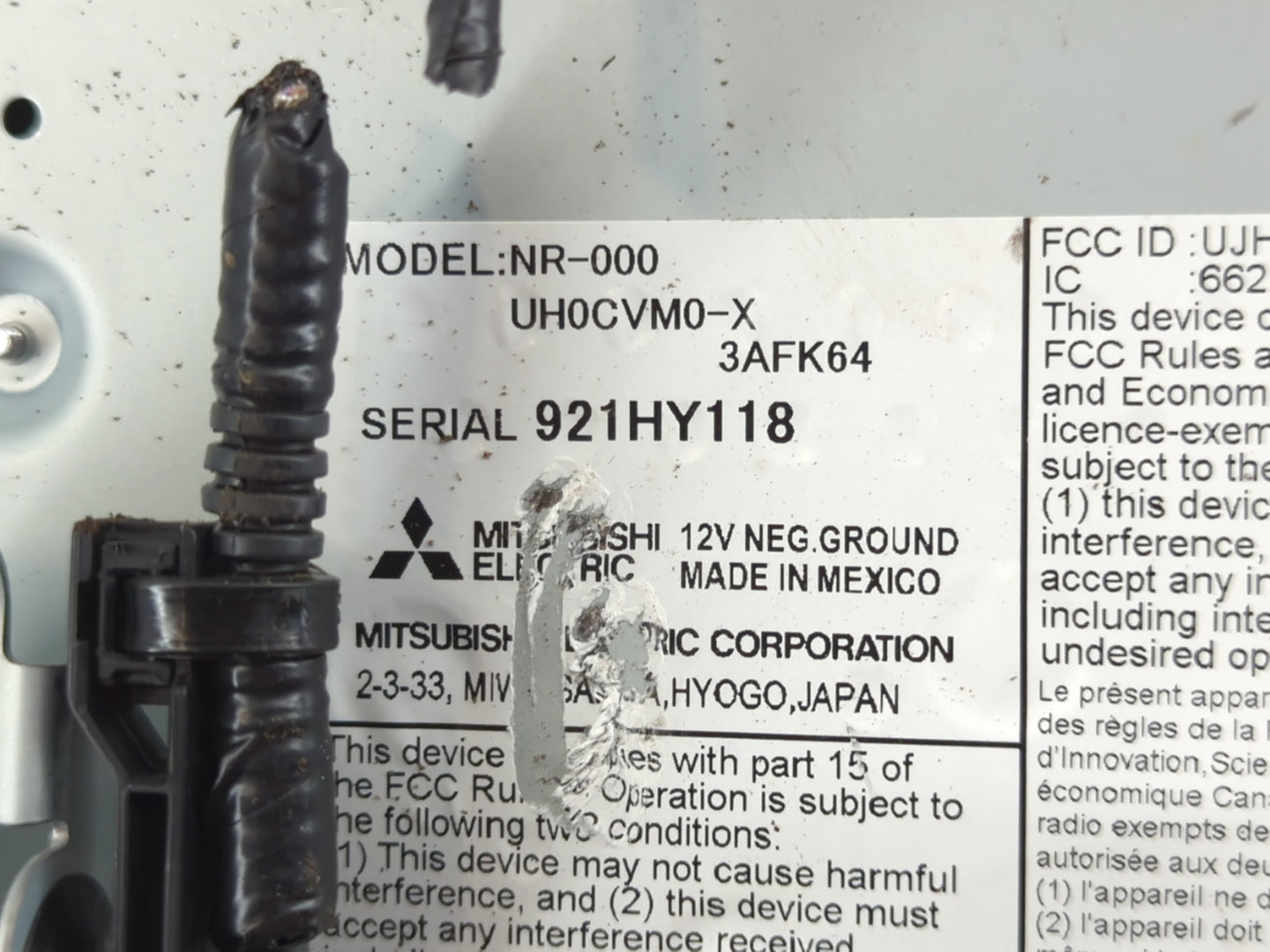 2022 Honda Cr-V Radio AM FM Cd Player Receiver Replacement P/N:921HY118 Fits OEM Used Auto Parts - Oemusedautoparts1.com