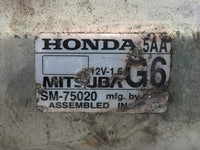 2021-2022 Honda Cr-V Car Starter Motor Solenoid OEM P/N:SM-75020 Fits Fits 2021 2022 OEM Used Auto Parts - Oemusedautoparts1