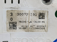 2017-2022 Honda Cr-V Instrument Cluster Speedometer Gauges P/N:78100-TLA-A120-M1 Fits Fits 2017 2018 2019 2020 2021 2022 OEM