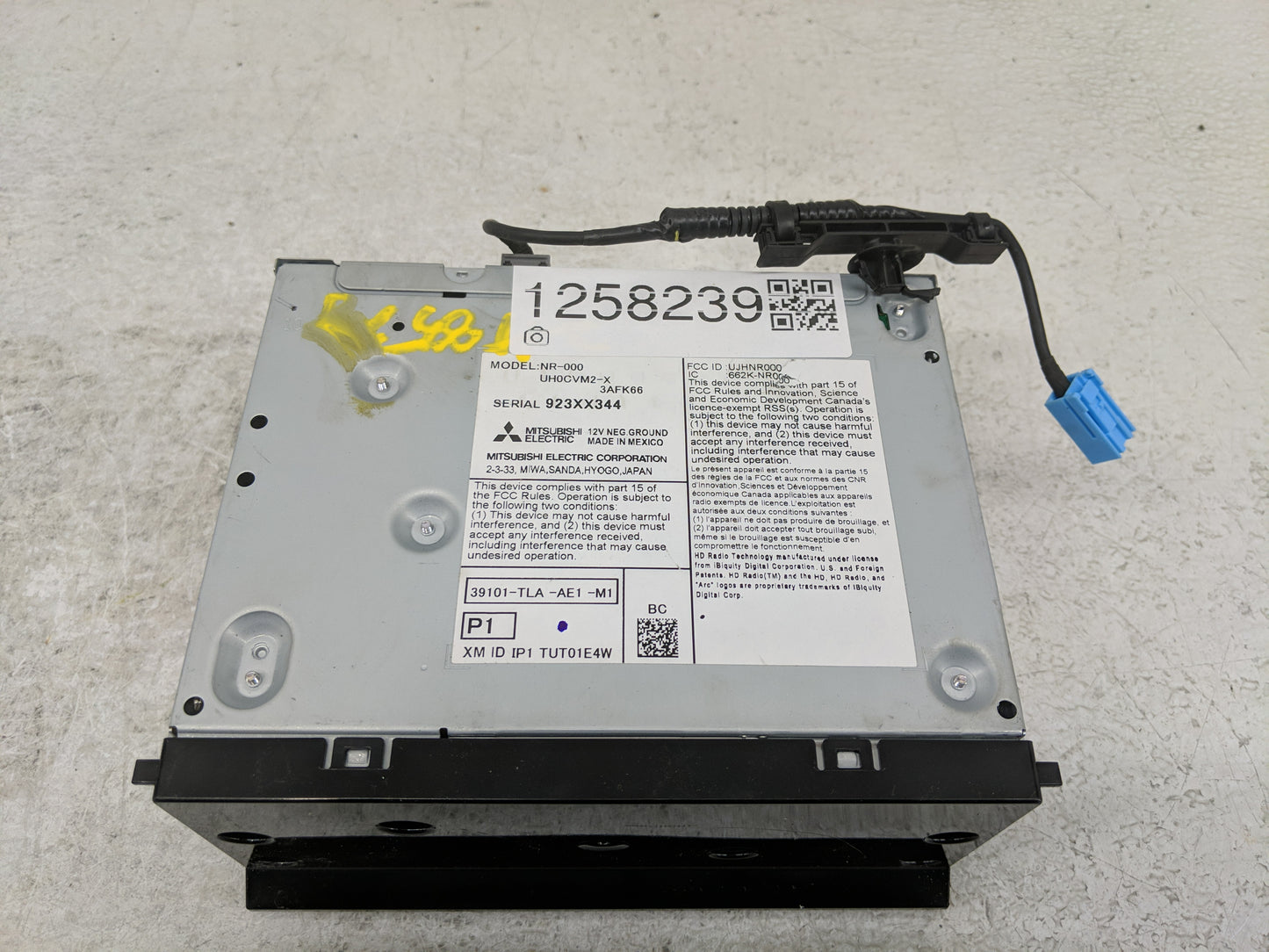 2022 Honda Cr-V Radio AM FM Cd Player Receiver Replacement P/N:39101-TLA-AE1-M1 Fits OEM Used Auto Parts - Oemusedautoparts1