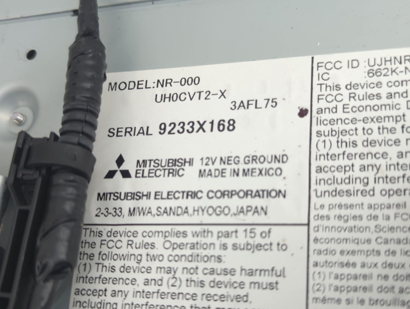 2022 Honda Cr-V Radio AM FM Cd Player Receiver Replacement Fits OEM Used Auto Parts - Oemusedautoparts1.com