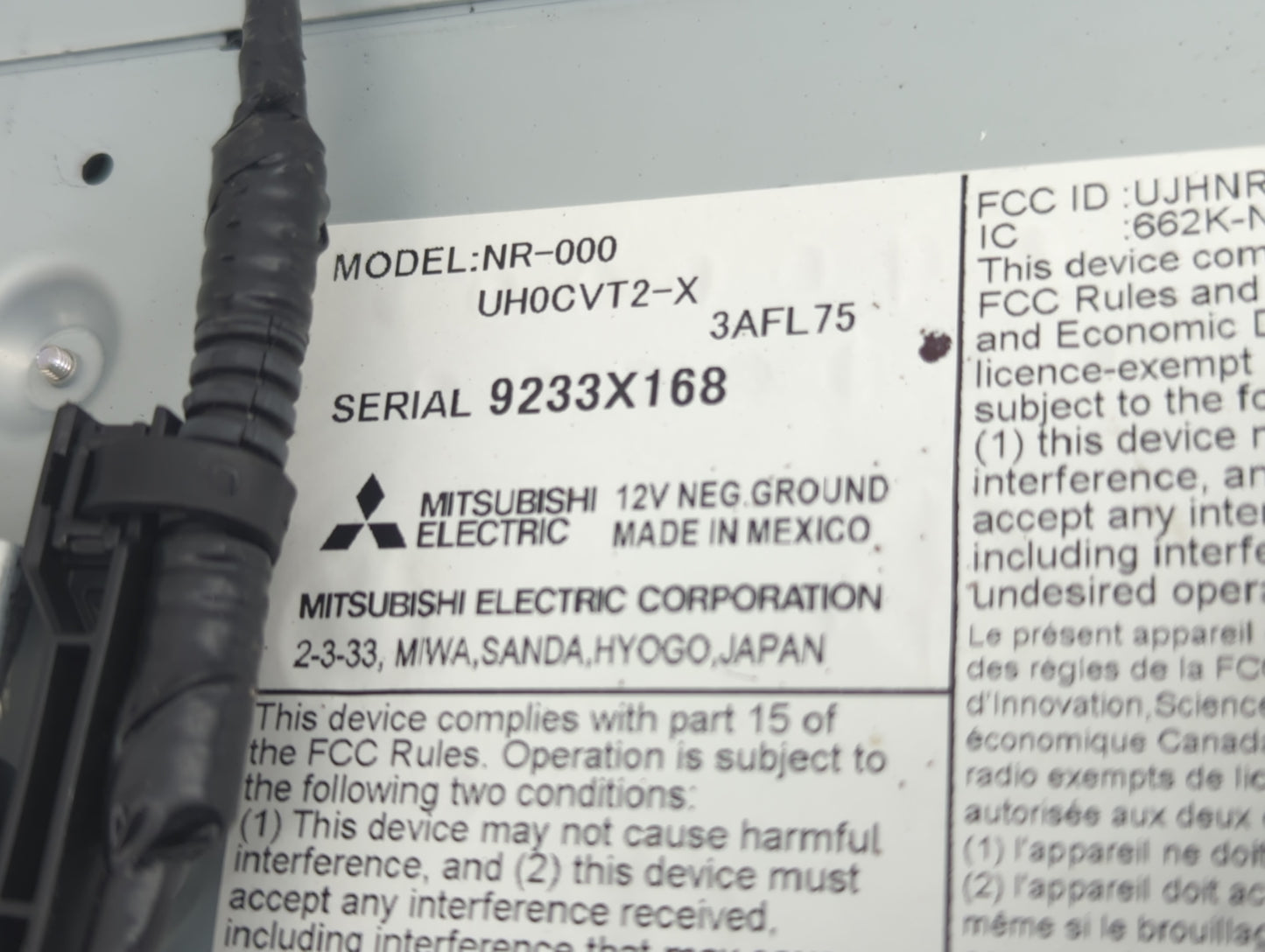 2022 Honda Cr-V Radio AM FM Cd Player Receiver Replacement Fits OEM Used Auto Parts - Oemusedautoparts1.com