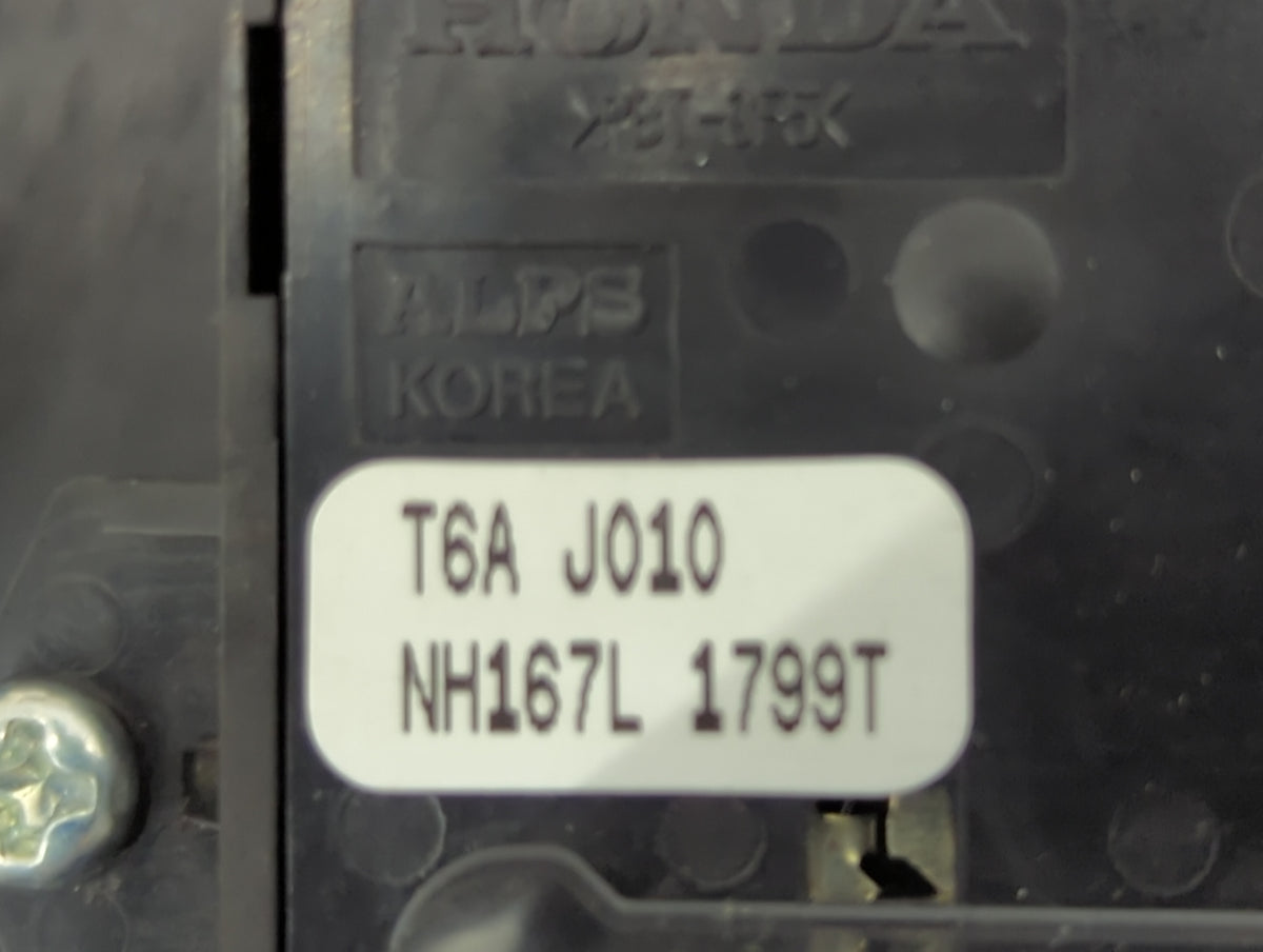 2017-2022 Honda Cr-V Master Power Window Switch Replacement Driver Side Left P/N:T6A J010 Fits Fits 2017 2018 2019 2020 2021