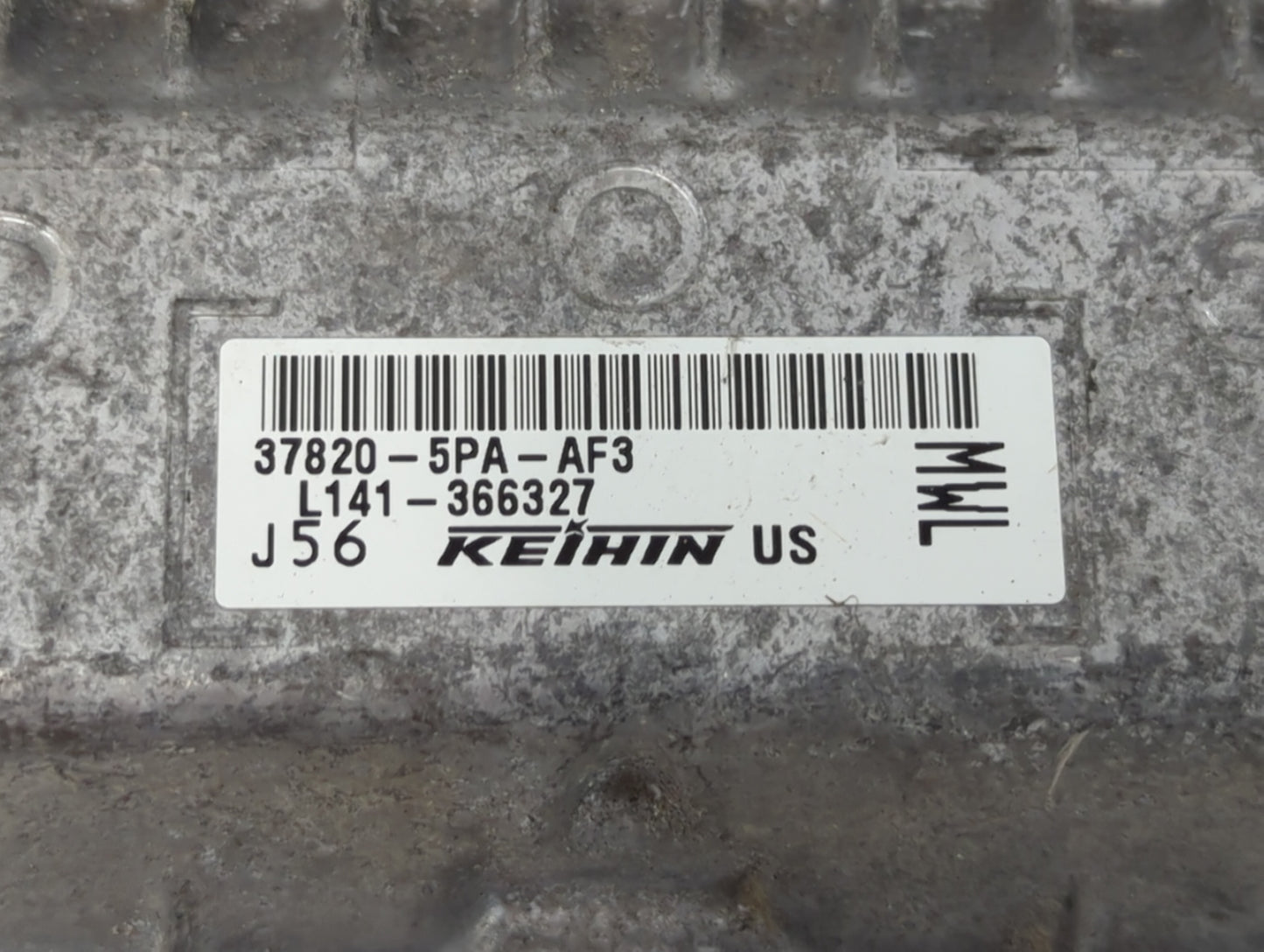 2021-2022 Honda Cr-V PCM Engine Control Computer ECU ECM PCU OEM P/N:37820-5PA-AF3 L141-366327 Fits Fits 2021 2022 OEM Used 