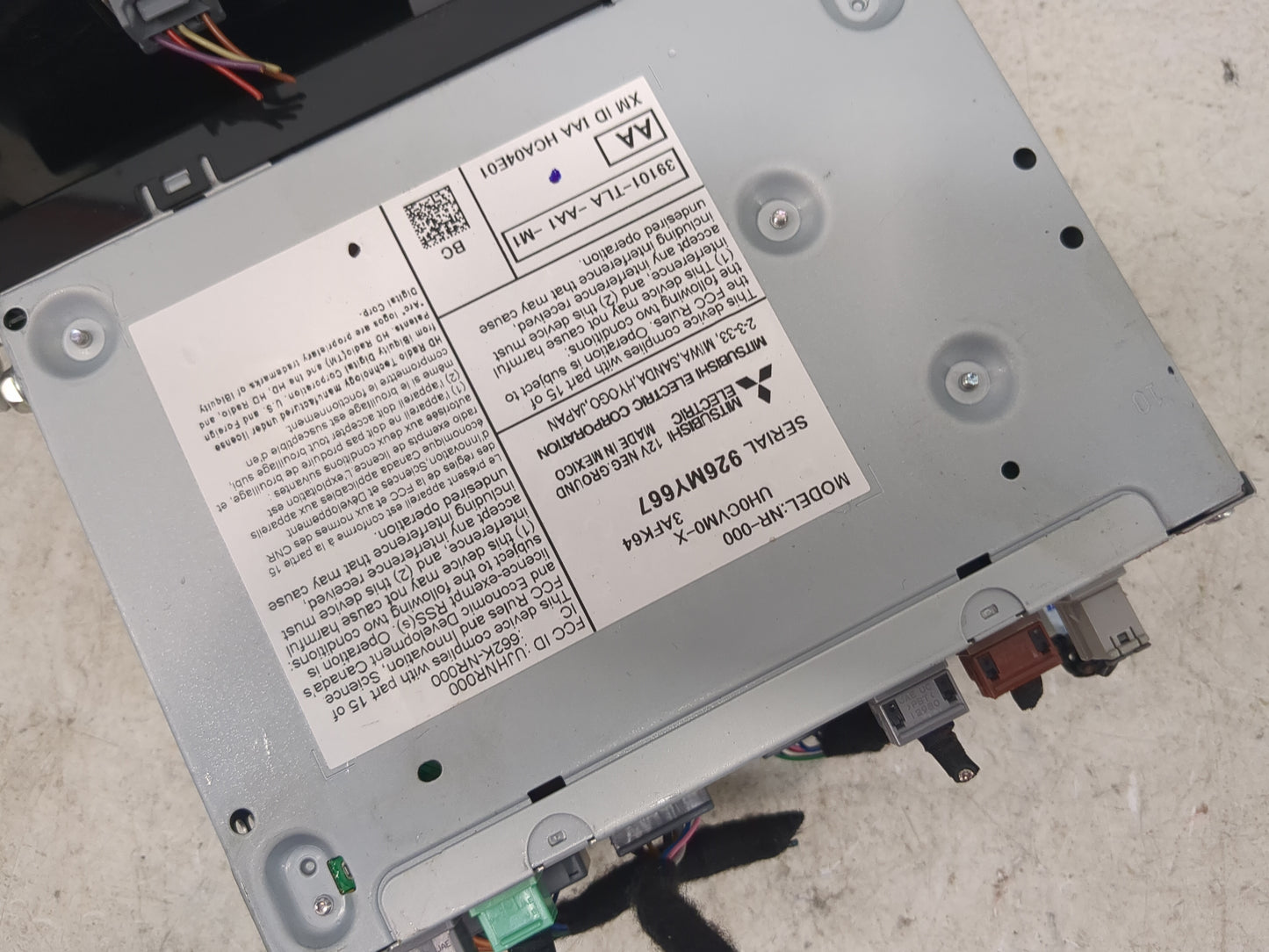 2022 Honda Cr-V Radio AM FM Cd Player Receiver Replacement P/N:39101-TLA-AA1-M1 NR-000, UH0CVM0-X, UJHNR000, 662K-NR000 Fits