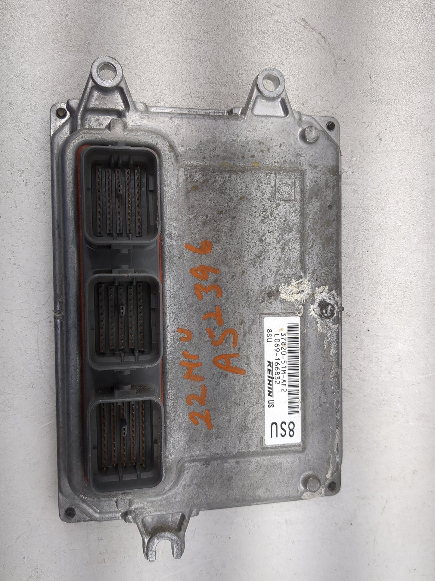 2021-2022 Honda Hr-V PCM Engine Control Computer ECU ECM PCU OEM P/N:37820-51M-AF2 Fits Fits 2021 2022 OEM Used Auto Parts -